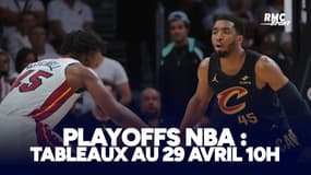 Playoffs NBA : Les Cavs éliminent le Heat, le tableau final au 29 avril 10h