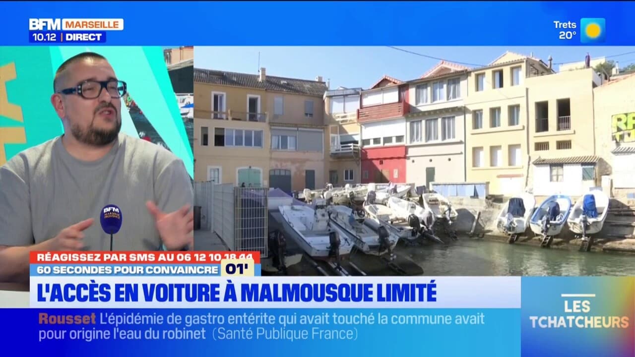 L'accès en voiture à Malmousque limité. Les Tchatcheurs ont 60 secondes pour convaincre