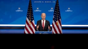 Joe Biden répond aux questions des journalistes depuis Wilmington, dans le Delaware, le 19 novembre 2020
