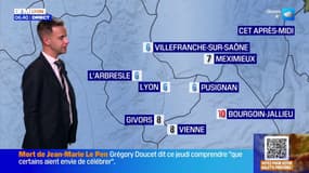 Météo Rhône: de la pluie ce vendredi, jusqu'à 6°C à Lyon