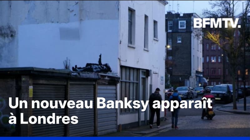 Banksy dévoile un nouveau pochoir à Londres