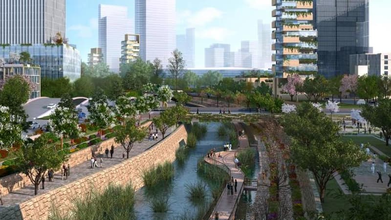Meixi, une future ville "éco-friendly" en Chine