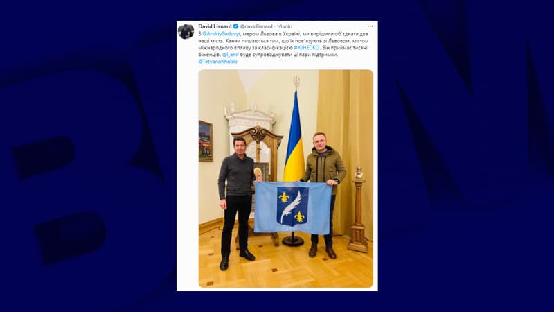 La ville de Cannes annonce son jumelage avec Lviv