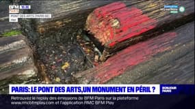 Paris: l'état du pont des Arts inquiète les riverains