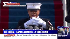 Investiture de Joe Biden: la présidente de la Fédération internationale des pompiers prête serment