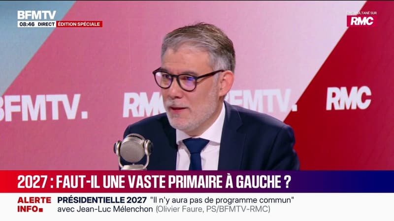 Olivier Faure confirme rester premier secrétaire du Parti socialiste à la suite des municipales