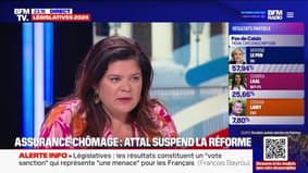 "Les Français ont compris que l'hypothèse d'un espèce de centre réorganisé n'existe pas", assure Raquel Garrido, candidate LFI en Seine-Saint-Denis