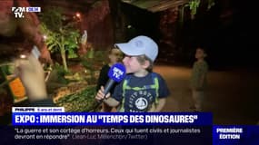 Immersion au 'temps des dinosaures" au parc des Expositions à Paris