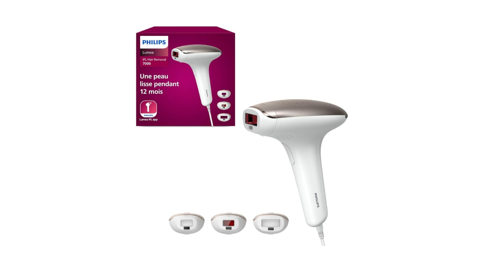 Epilateur à lumière pulsée Philips