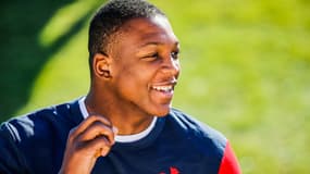 Cameron Woki avec le XV de France, le 29 janvier 2022