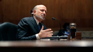 Le secrétaire américain au Commerce, Howard Lutnick, témoignant lors d'une audience de la sous-commission sénatoriale des crédits pour le commerce, la justice, les sciences et les agences connexes, le 10 février 2026 à Washington, DC (États-Unis).