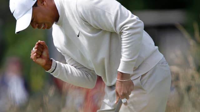 Tiger Woods, associé à Steve Stricker, a ramené un point à l'équipe américaine