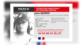 Lylou Quenoi, âgée de 14 ans, a quitté le foyer des Romarins de Six-Fours.