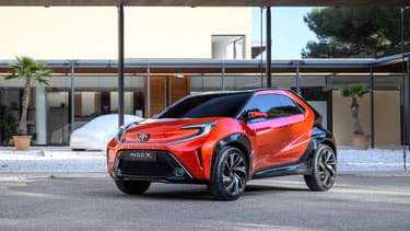 Le concept affiche un design entre la citadine et le SUV.
