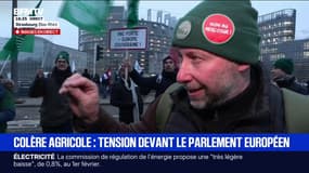 Colère agricole: la tension monte devant le Parlement européen