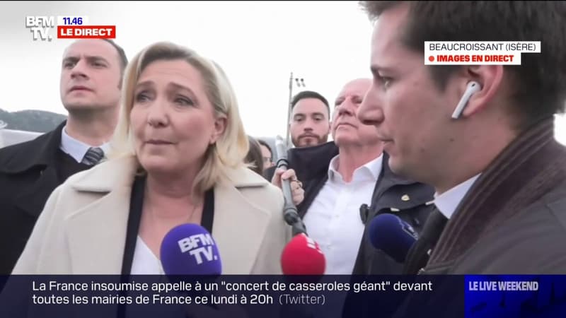 Marine Le Pen: « Il existe aujourd’hui une rupture totale entre Emmanuel Macron et le peuple français »