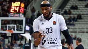 Adreian Payne avec l'ASVEL en janvier 2020