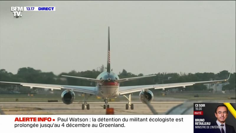 L'avion de Donald Trump décolle de Floride en direction de Washington où il sera reçu par Joe Biden