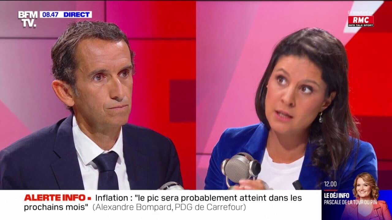 Alexandre Bompard, PDG de Carrefour, sur l'inflation: 