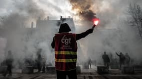 La CGT-Cheminots, l'Unsa-Ferroviaire, SUD-Rail et la CFDT-Cheminots appellent à une "journée de la colère cheminote" (illustration).