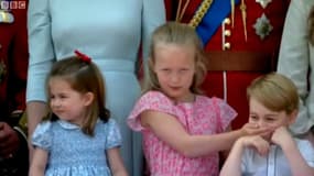 Le prince George et sa cousine Savannah, le 9 juin 2018
