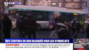 Grève: le dépôt de bus de Pantin en cours de déblocage par la police