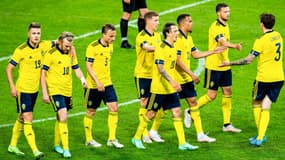 La sélection nationale suédoise, à Solna le 5 juin 2021