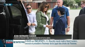 Pourquoi la veste de Melania Trump fait-elle polémique?
