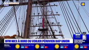 BFM Nice Côte à bord du voilier péruvien BAP Union