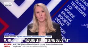 "Par principe, un gouvernement qui refuse de s'attaquer à la question de l'immigration, devrait être censuré", estime Marion Maréchal