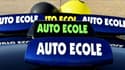 Des voitures d'auto-école - Illustration
