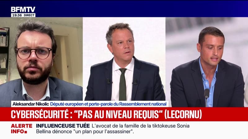 Cyberattaques en série: "Il y a eu des gros dysfonctionnements", estime Aleksandar Nikolic, eurodéputé RN