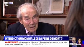 Robert Badinter: "Le lien entre le racisme et la peine de mort paraît évident"