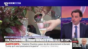 Droits de douane: "Nous ne voulons pas d'une guerre commerciale", déclare Laurent Saint-Martin, ministre du Commerce extérieur 