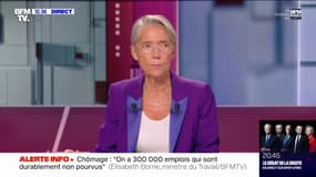 Élisabeth Borne: "D'ici 2025, on peut se fixer l'objectif du plein emploi"