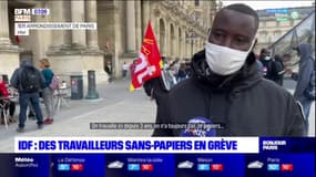 Île-de-France: des travailleurs sans-papiers en grève