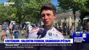 Critérium du Dauphiné: Valentin Ferron, vainqueur d'étape de la 6e étape