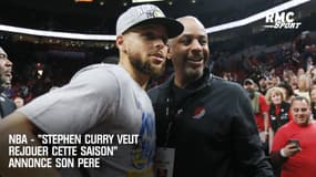 NBA - "Stephen Curry veut rejouer cette saison" annonce son père