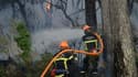 Un incendie a dévoré 800 hectares de forêt autour de Saint-Cannat, dans les Bouches du Rhône, le 15 juillet 2017