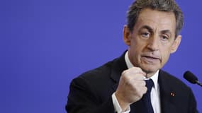 Nicolas Sarkozy, président de l'UMP, le 7 mars 2015