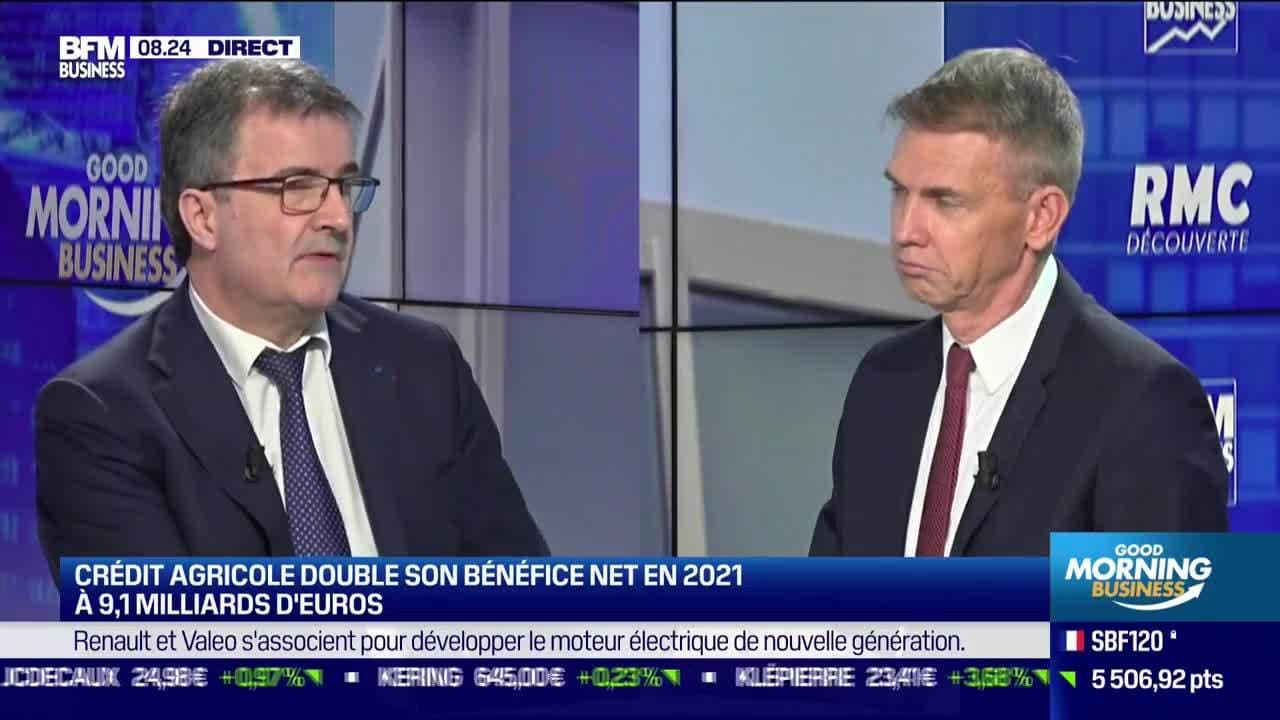 Philippe Brassac (Crédit Agricole) Crédit Agricole double son