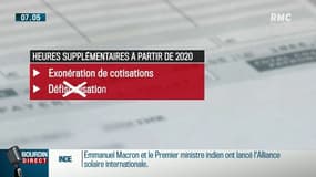 Le gouvernement va rétablir la défiscalisation des heures supplémentaires en 2020 