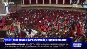 La nuit a été tendue à l'Assemblée nationale après l'annulation du premier tour du scrutin