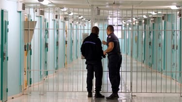 Dans la prison de Fleury-Mérogis.