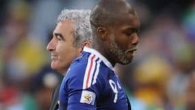Raymond Domenech et Djibril Cissé