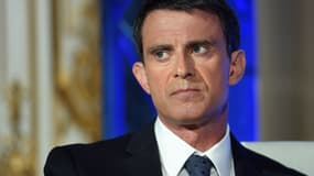 Le Premier ministre, Manuel Valls. 
