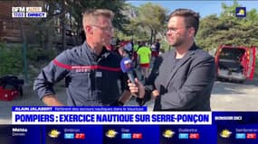 Serre-Ponçon: le débrief de l'exercice nautique grandeur nature