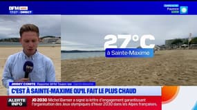 Var: le thermomètre est monté jusqu'à 27°C ce mercredi à Sainte-Maxime