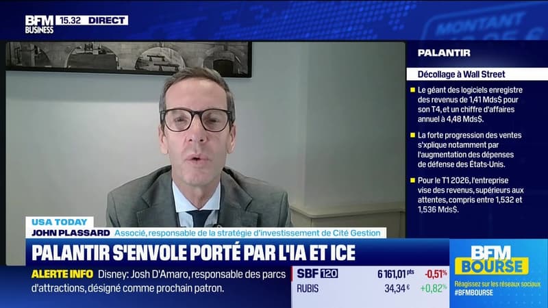 USA Today : "Palantir s'envole, ses prévisions pulvérisent les attentes", par John Plassard - 03/02