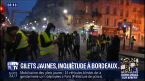 Gilets jaunes: à Bordeaux, commerçants et habitants sont inquiets